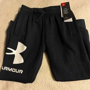 Under Armour Navy Blue Pants Youth Size Small Boys